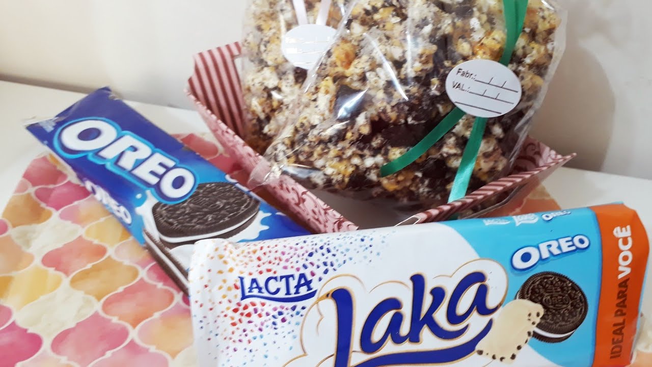 PIPOCA GOURMET, SABOR LAKA COM ÓREO TENHA UMA RENDA EXTRA COM DOCES  DIFERENCIADOS