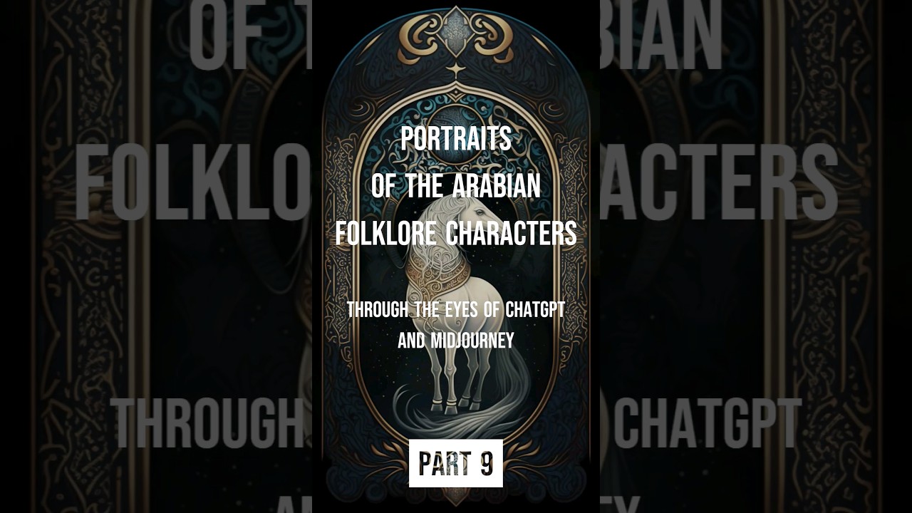 Djinniya - The character of #Arabian folklore described by #chatgpt and drawn by #midjourney