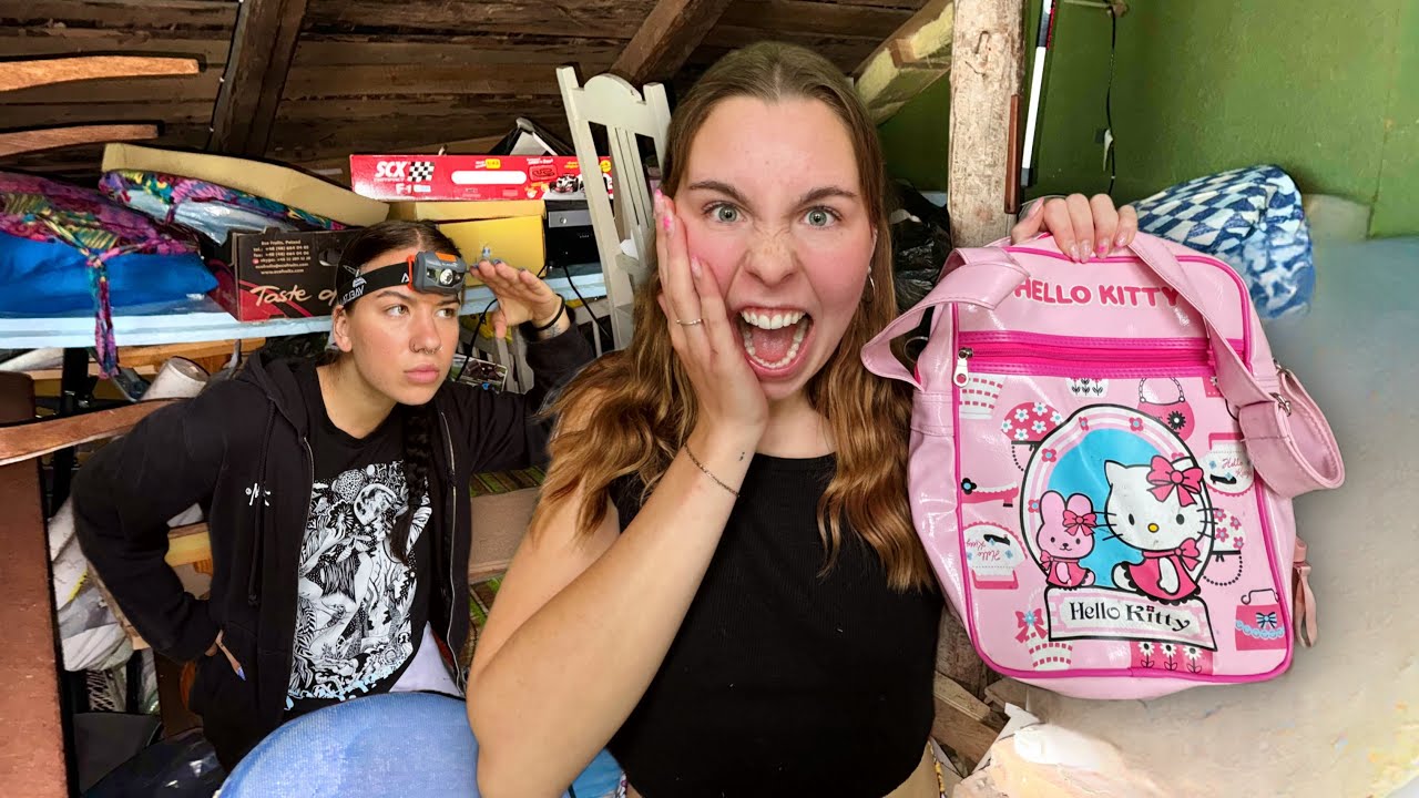 Etsin aarteita ullakolla :)