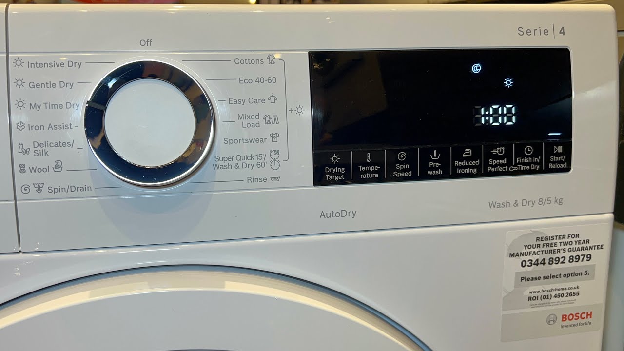 Bosch Serie 4 WNA134U8GB/01 - My Time Dry - 1 Hour 