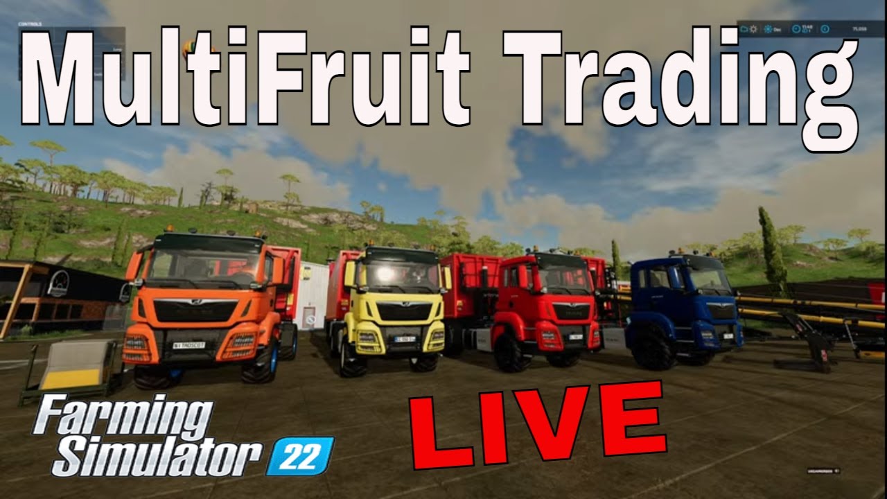 Farming simulator 22 Multifruit Trading  Haut Beyleron Ep 8  CO-OP Stream PS5