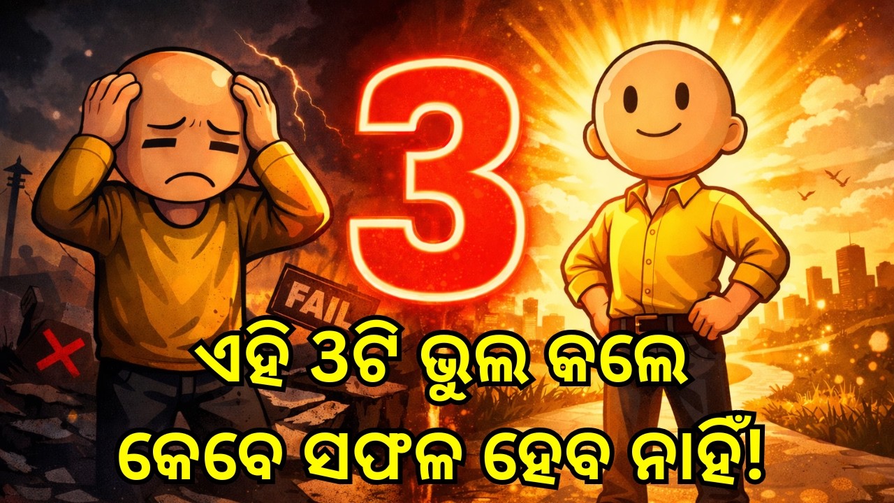 ଏହି 3ଟି ଭୁଲ କଲେ କେବେ ସଫଳ ହେବ ନାହିଁ! | Invest In Yourself Part-1 | Deepankar Pradhan