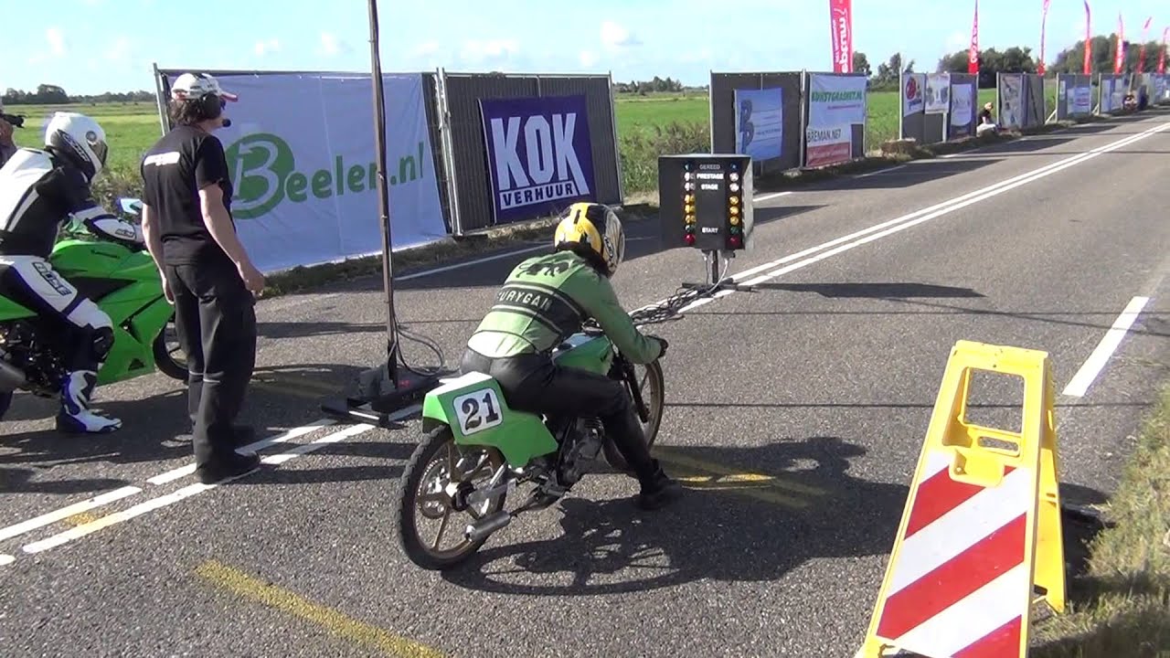 Fokko ar50 vs motor magazine zzr250 brommersprint Genemuiden