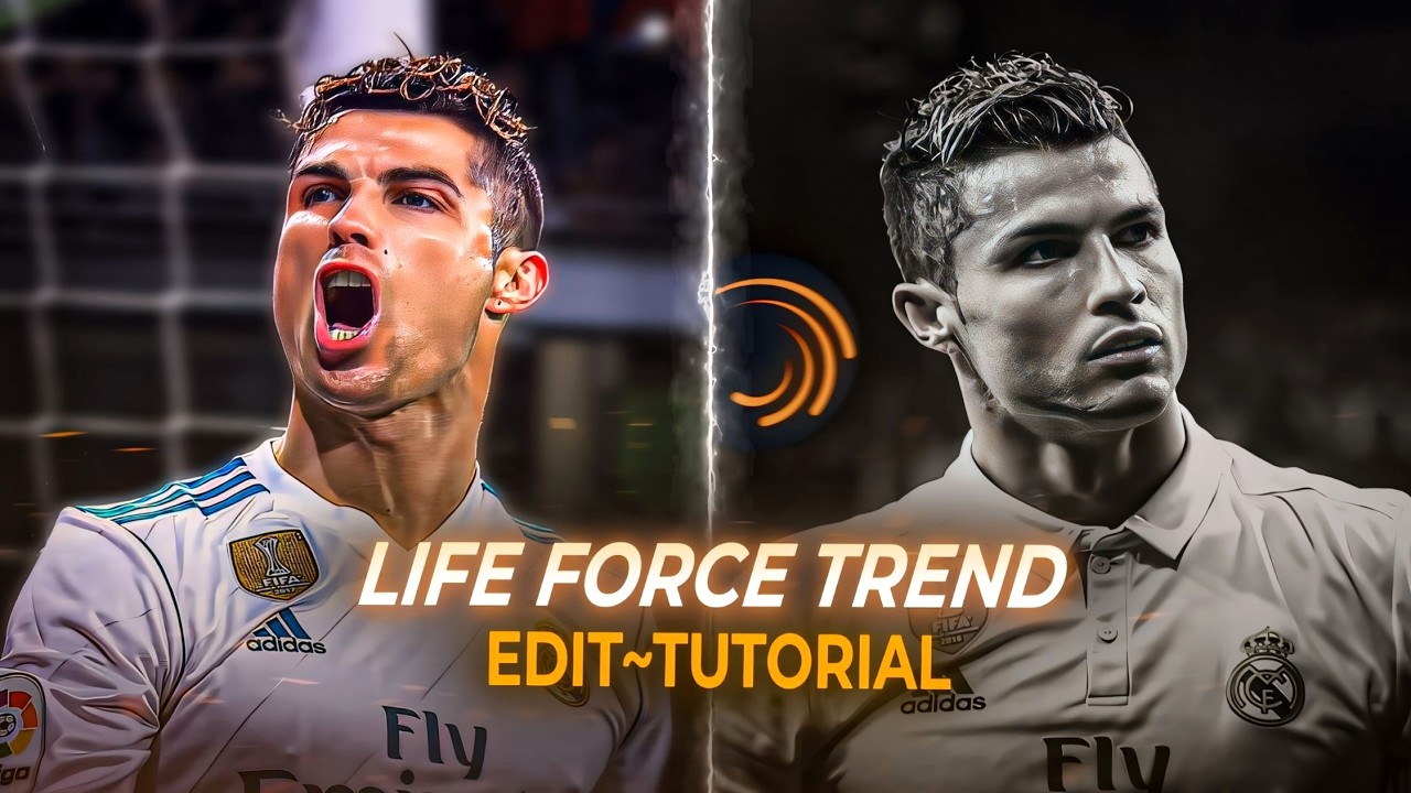 Life force trend edit tutorial on alight motion (+Preset) 🍁 #trending #edit