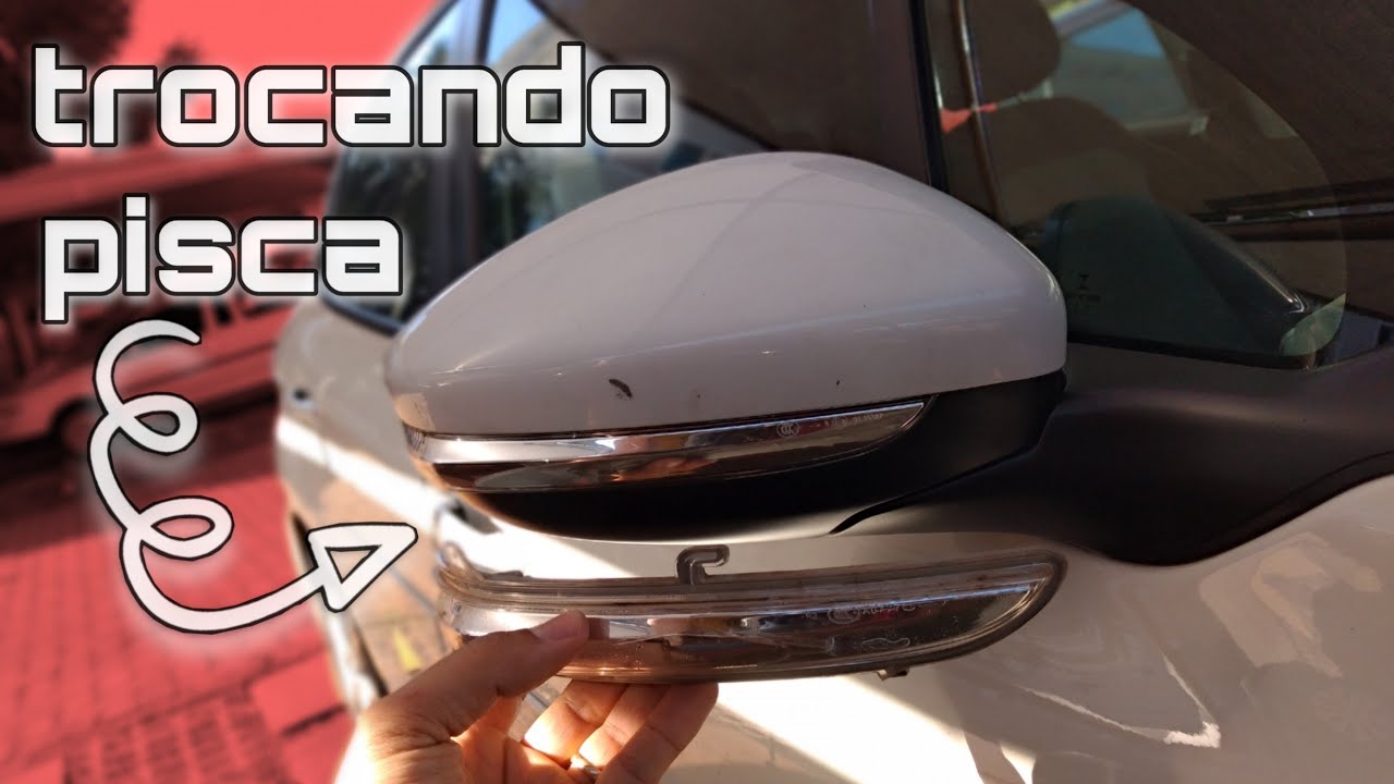 como trocar pisca do retrovisor peugeot 208 2008 Citroen C4 cactus  |  canal Car Play