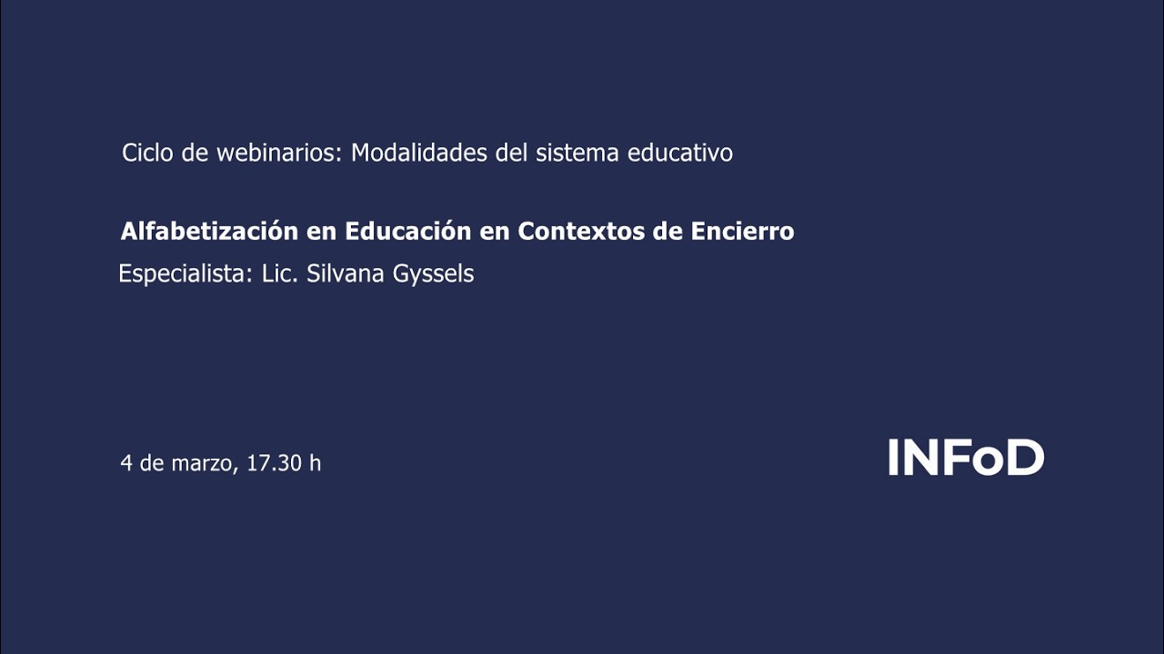 Alfabetización en Educación en Contextos de Encierro