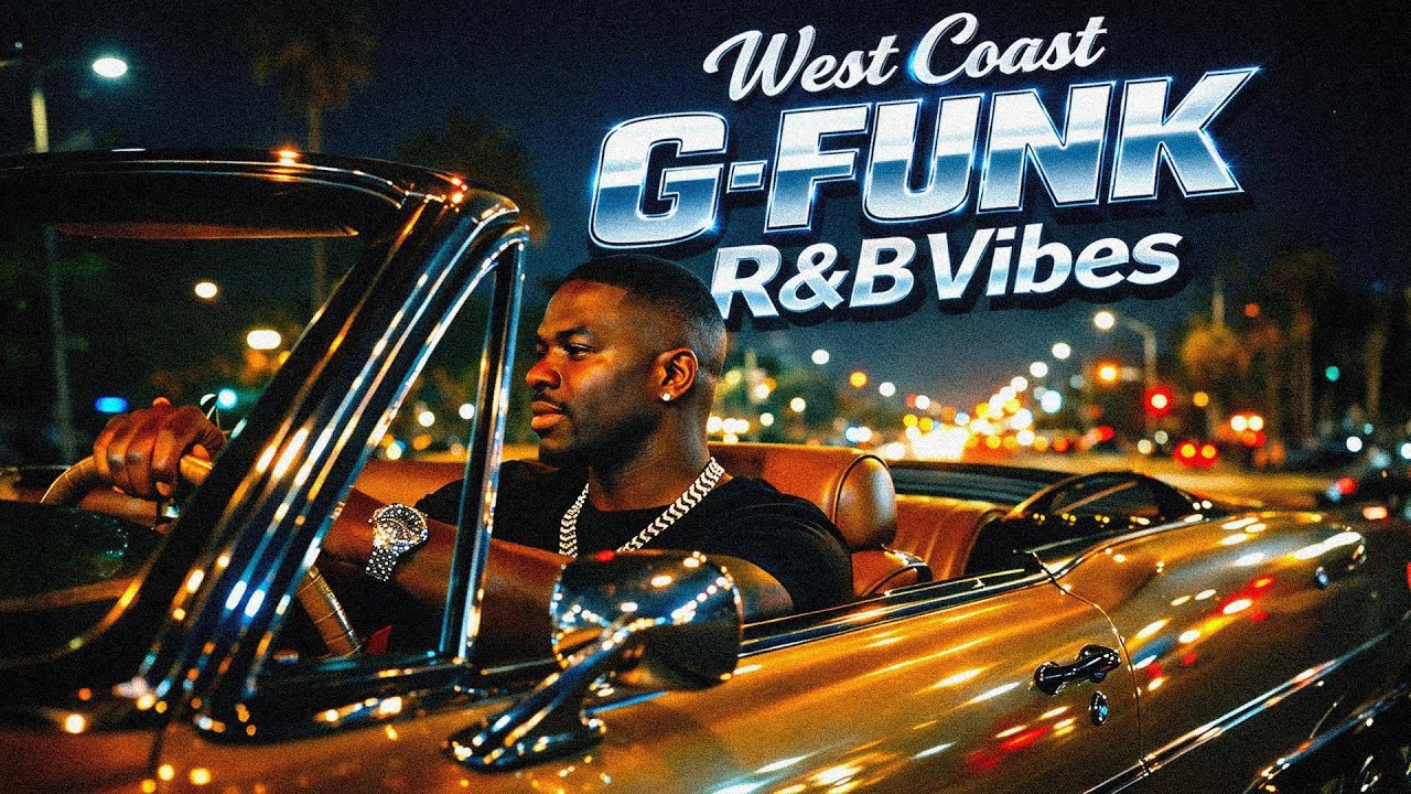 🌴 West Coast G-Funk R&B Vibes 🌃 Midnight Cruise Slow Jams | Smooth Night Drive Chill Mix