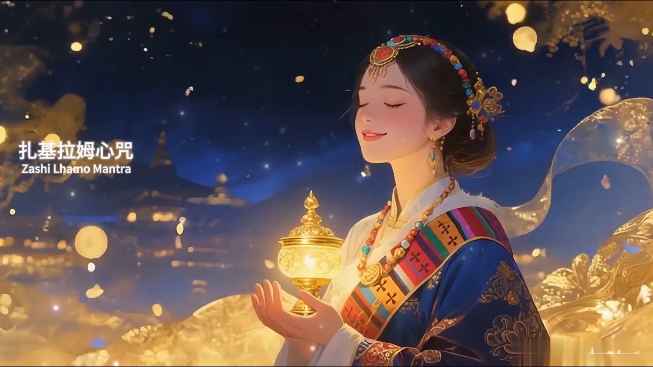 《扎基拉姆心咒》✨ 西藏最靈感迅捷的財神護法，為有緣者帶來轉機 🎧 女財神陪伴｜Zashi Lhamo Mantra