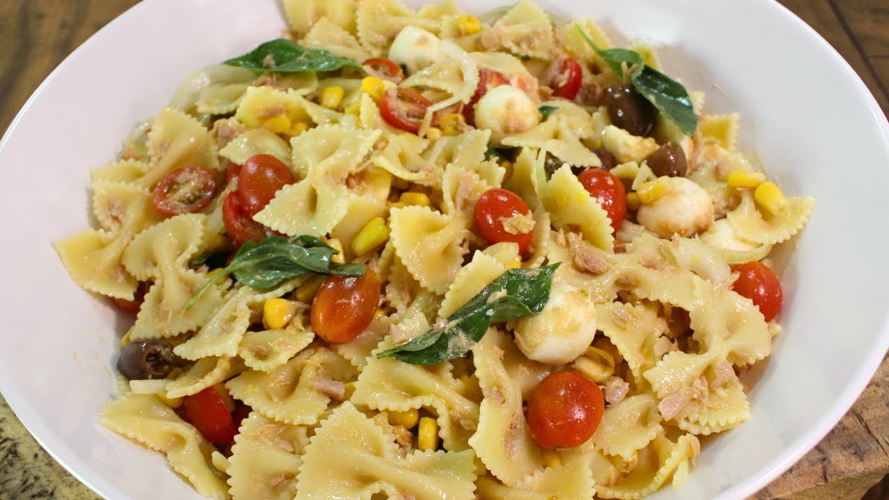 Essa SALADA DE MACARRÃO FARFALLE/Gravatinha é Maravilhosa