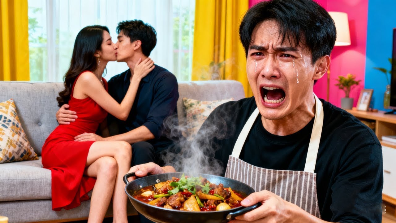 若い男性は誕生日に恋人に浮気され、実は名家の娘と知り落ち込んだ。恋人は心から謝罪した