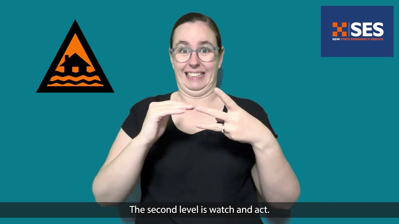 Auslan - Before a flood