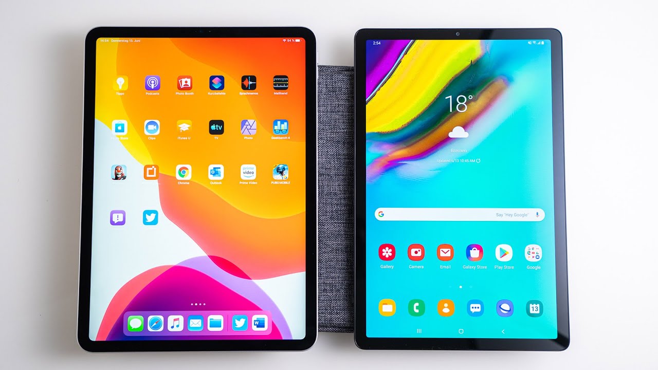 iPad Pro vs. Samsung Galaxy Tab S5e Comparison