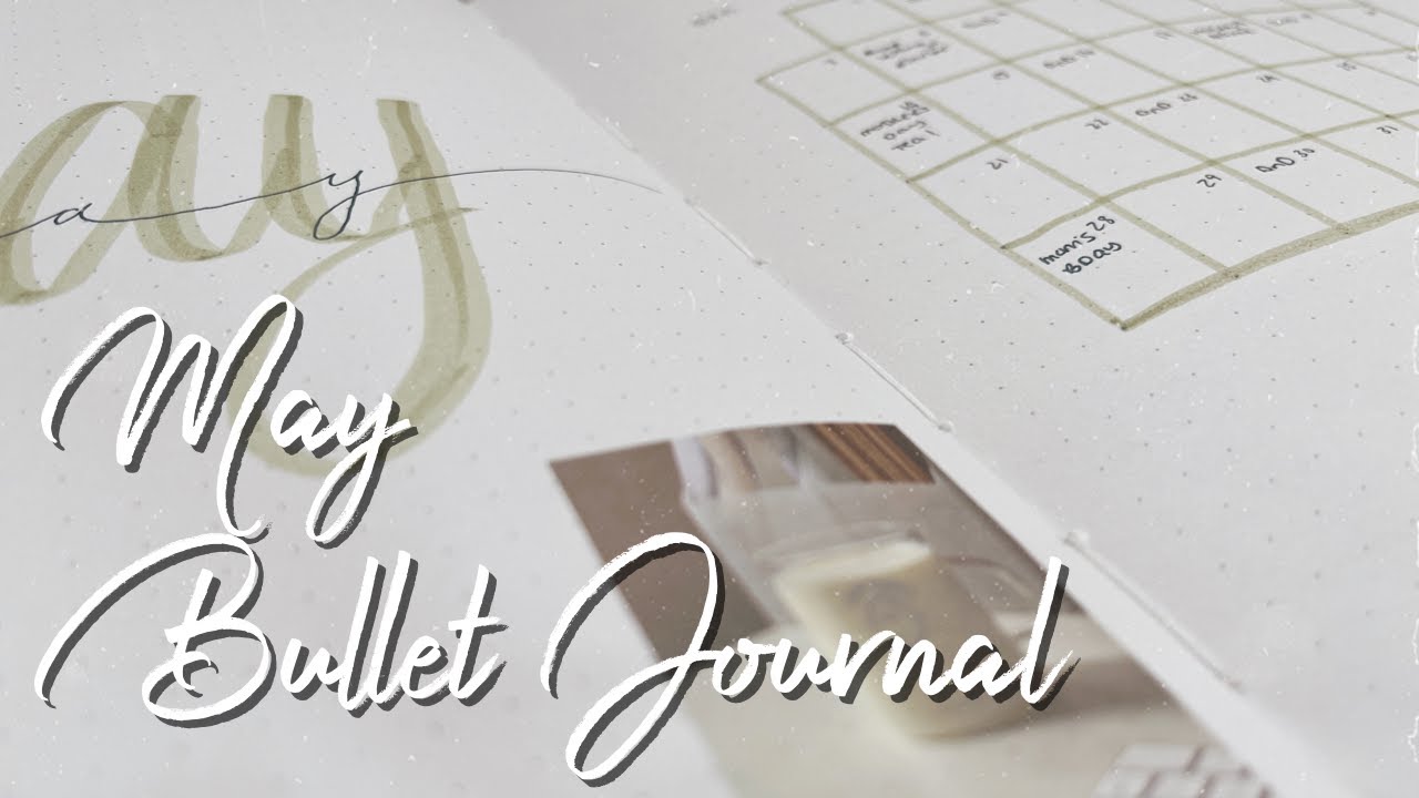 Peaceful Spring Bullet Journal Set-Up || May