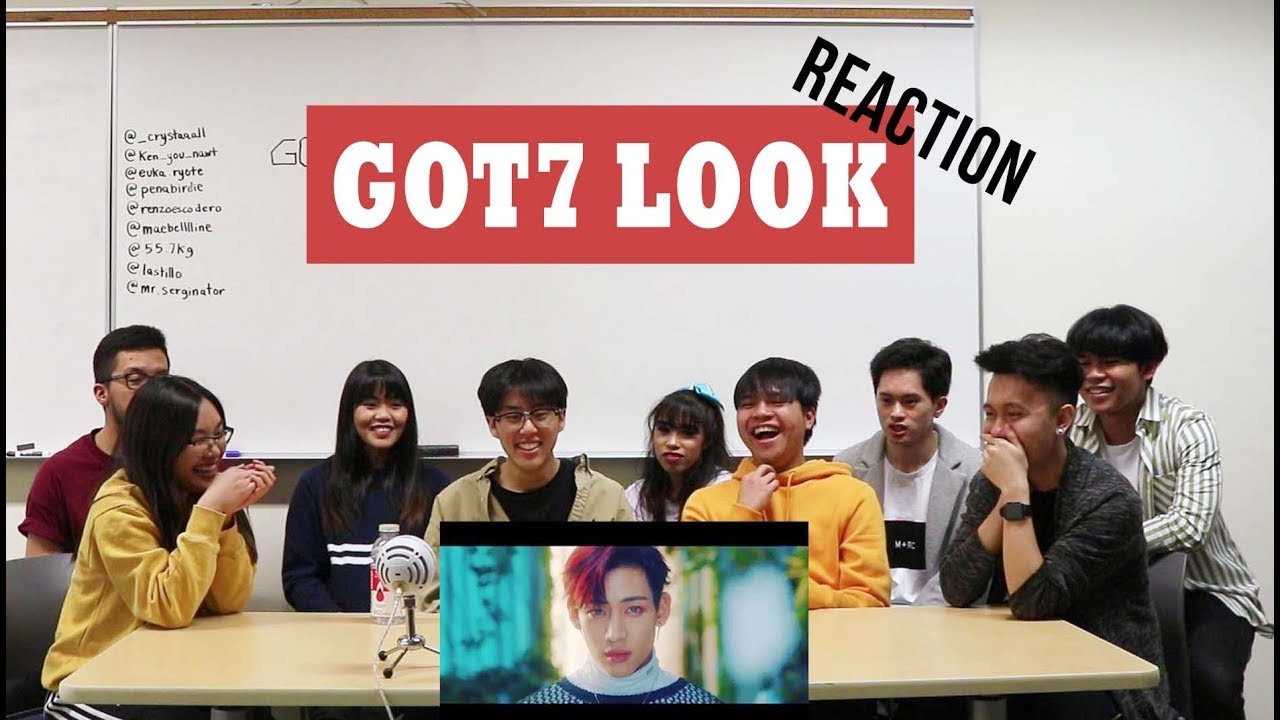 [APRICITY] K-pop Dancers React to GOT7 - Look + Vlive