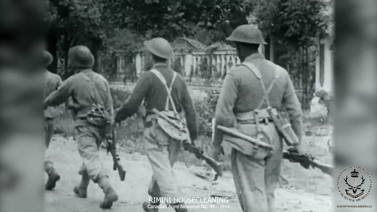 Canadian Army Newsreel No. 44 1944 - Rimini Housecleaning