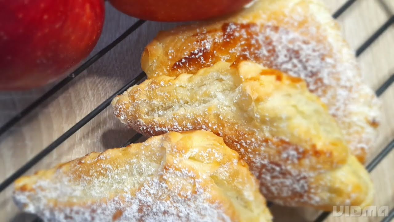Du wirst nie wieder Apfeltaschen vom Bäcker kaufen, wenn du diese ausprobiert hast | superlecker