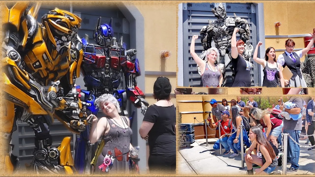 Мегатрон против Оптимуса Прайма. Какую сторону выбрать? Universal Studios, Голливуд, Лос-Анджелес