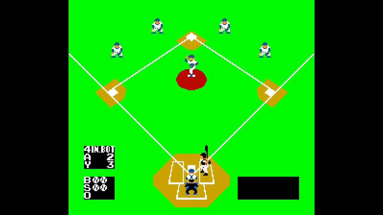NES Game: Baseball (1983 Nintendo)