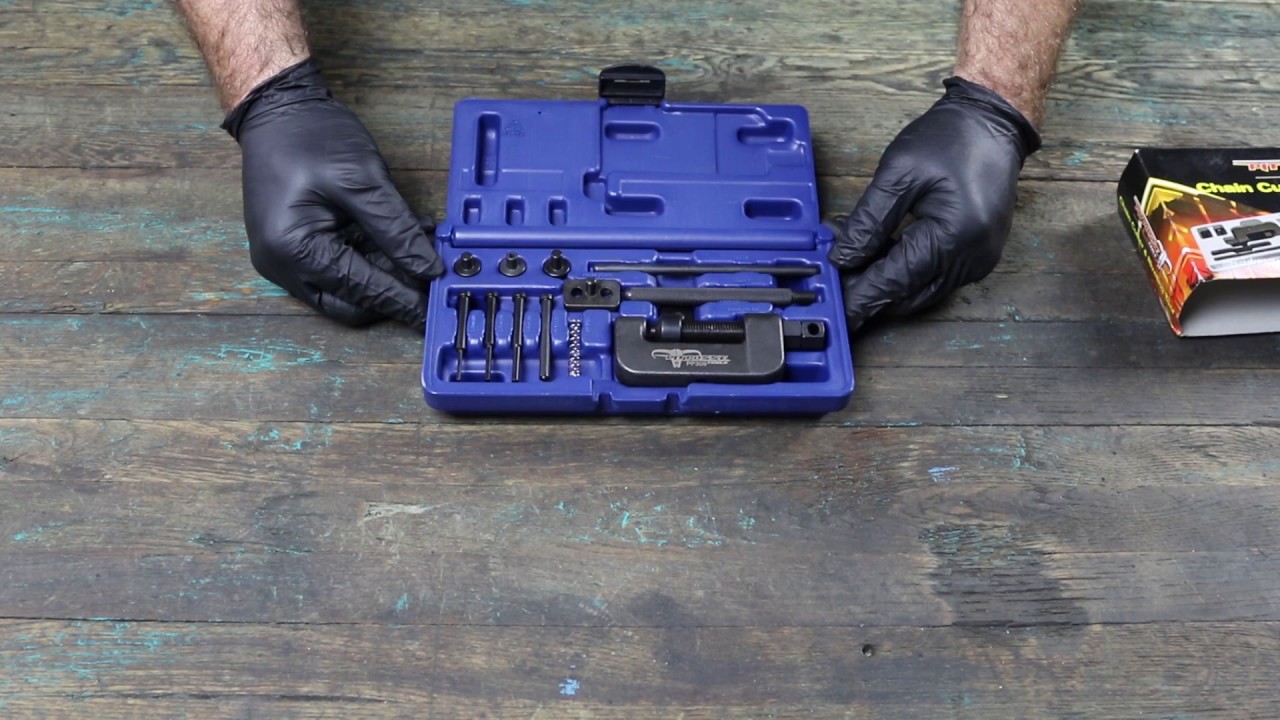 How to Remove a Link from a Chain Using Pit Posse Economy Chain Cutter & Riveting Tool PP309