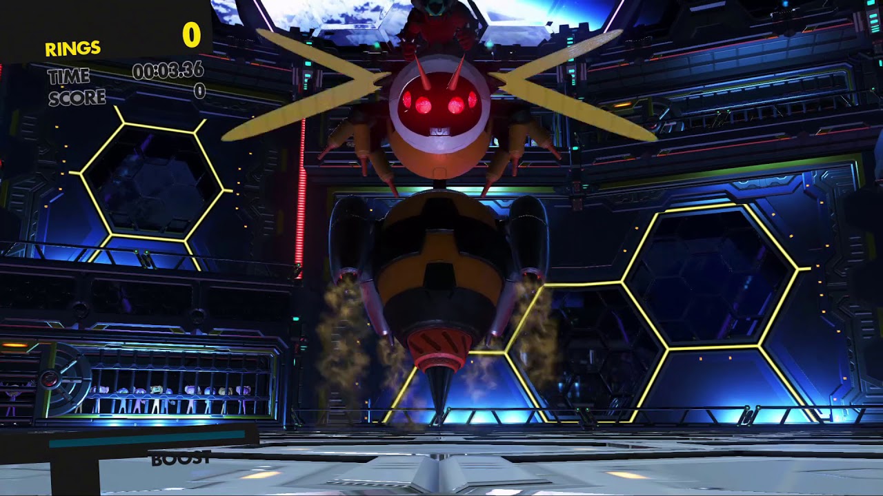 Sonic Forces - Walkthrough 5 - Stage 5: Death Egg, VS Zavok