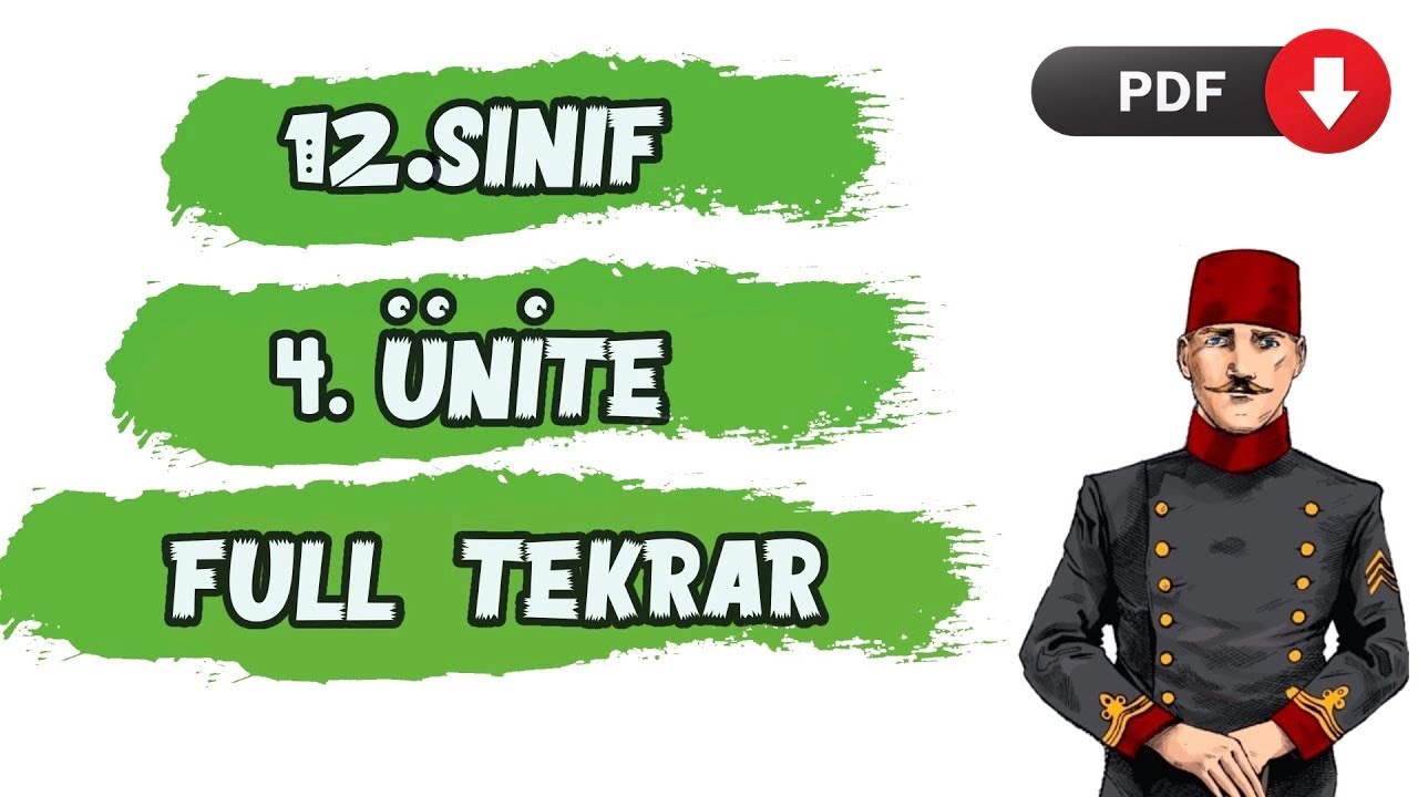 12.SINIF İNKILAP TARİHİ 4. ÜNİTE FULL TEKRAR  İki Savaş Arasındaki Dönemde Türkiye ve Dünya TYT AYT