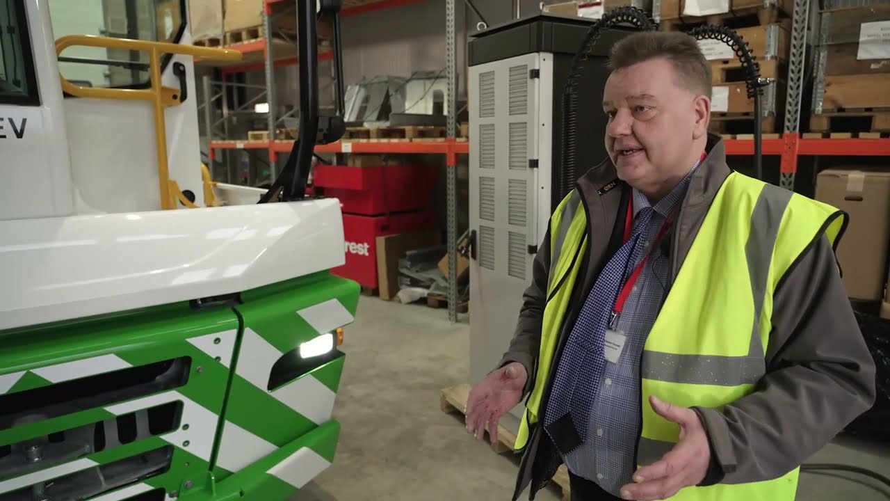 Terberg YT203-EV Electric Terminal Tractor - Charging with Vital EV