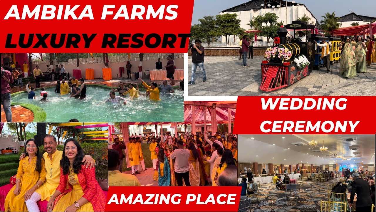 Ambika Farms | Luxury Resorts & Convention Club | Luxurious Wedding Ceremony | @ToofanExpress2.0