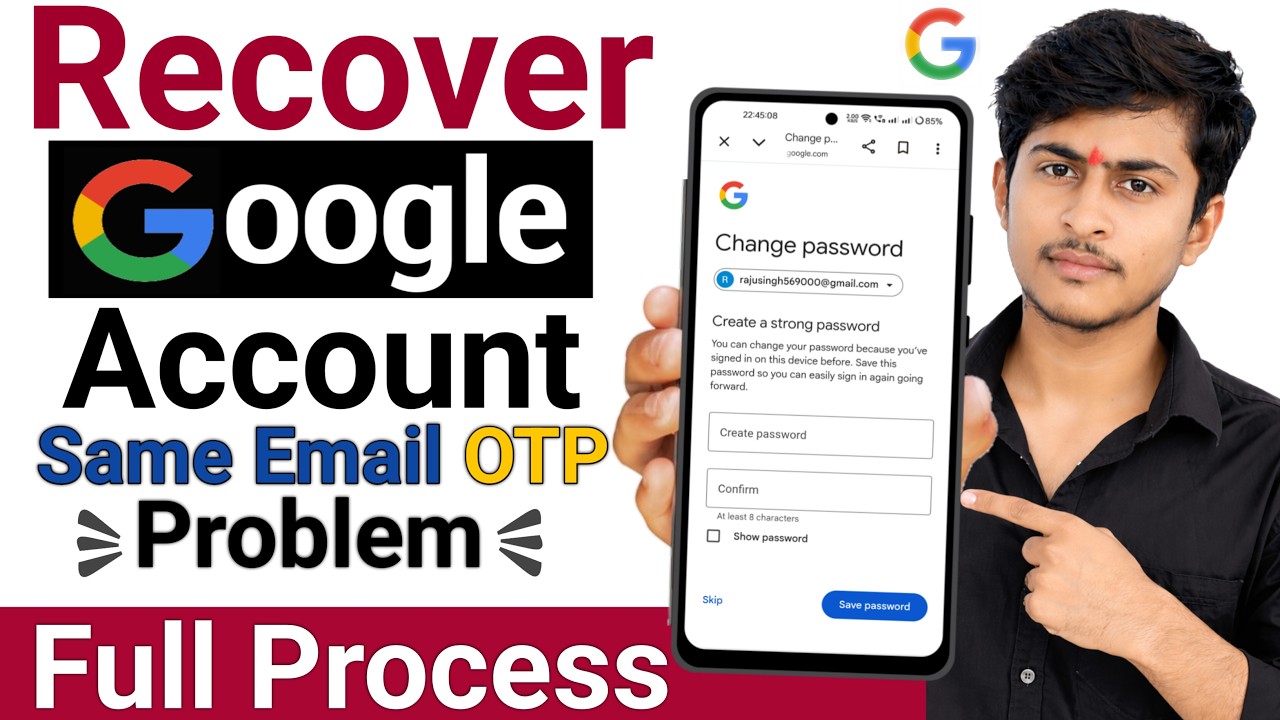 How to Recover Google Account 2026 | Gmail Recovery Trick (Working) | Forgot Gmail ID & Password