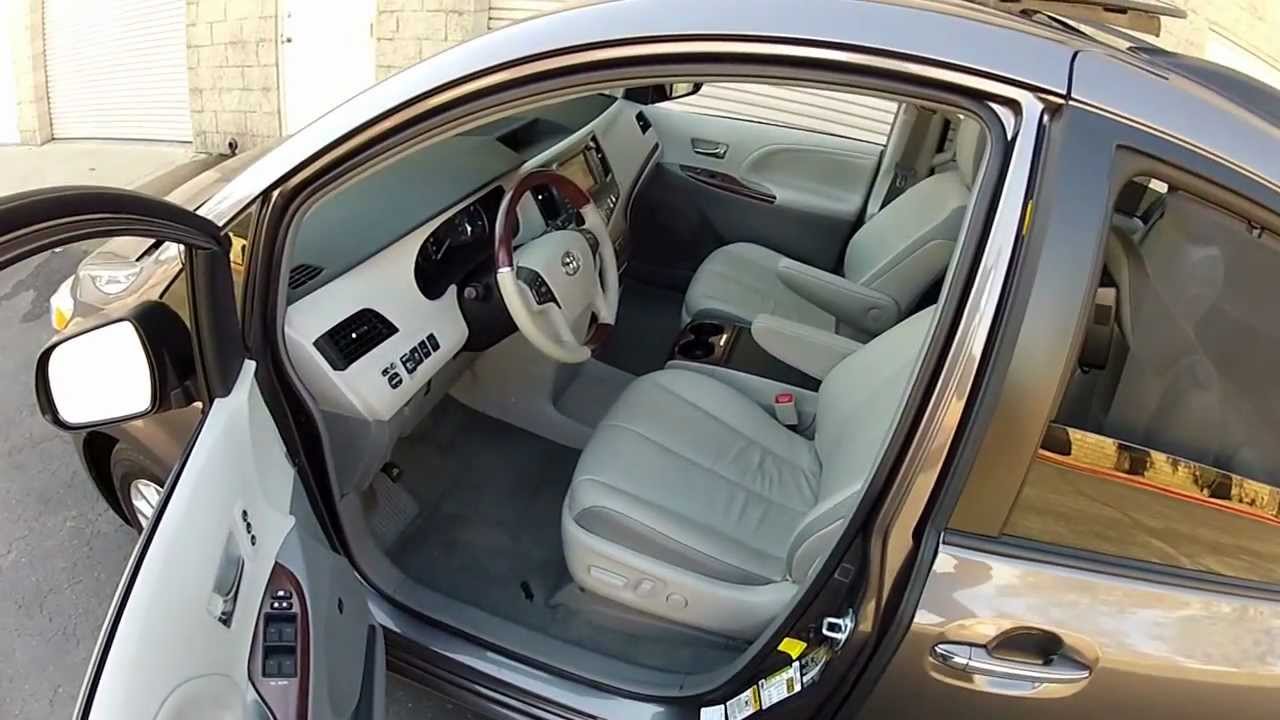 Interior Systems of 2012 Sienna Limited Toyota Company Car for sale