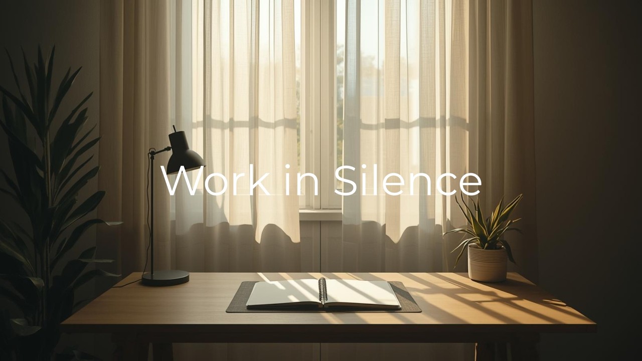 60 Min Minimal Workspace – Deep Focus Music for Undisturbed Productivity