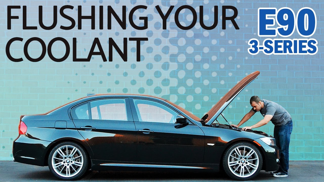 BMW E90 3 серии. Промывка охлаждающей жидкости для моделей 325i, 325Xi, 330i, 330xi, 328i и 335i