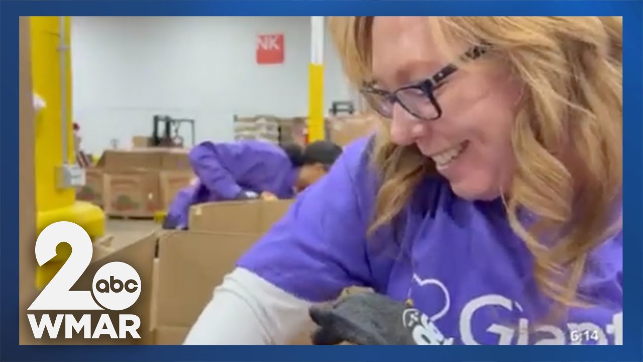 Giant donates $300K to Maryland Food Bank for 90th anniversary