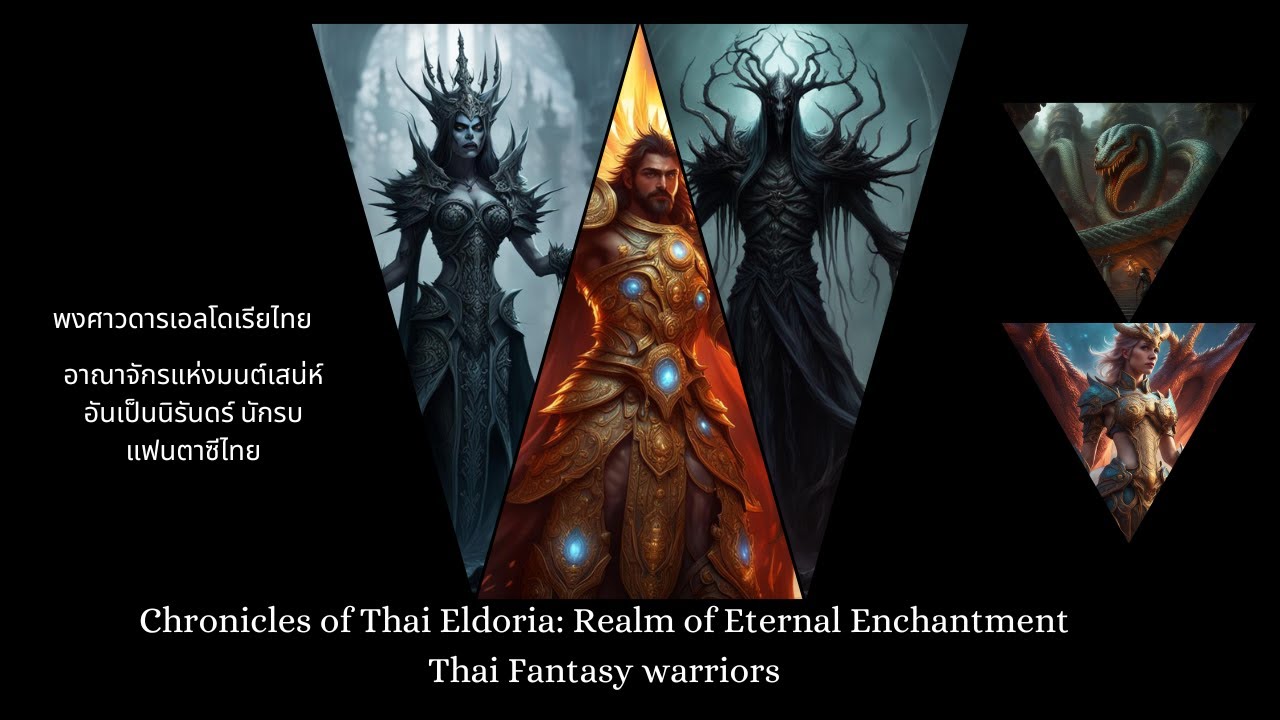 Chronicles of Thai Eldoria Realm of Eternal Enchantment Thai Fantasy warriors. พงศาวดารเอลโดเรียไทย