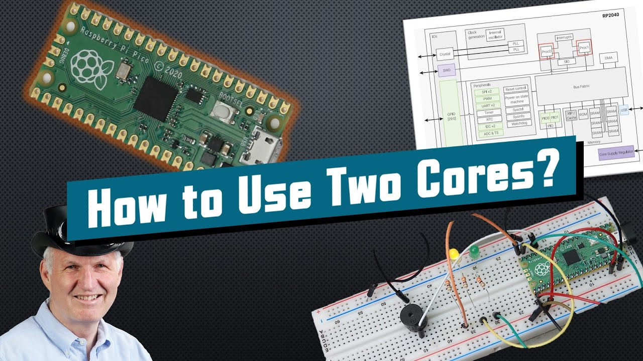 #372 How to use the two Cores of the Pi Pico? And how fast are Interrupts?