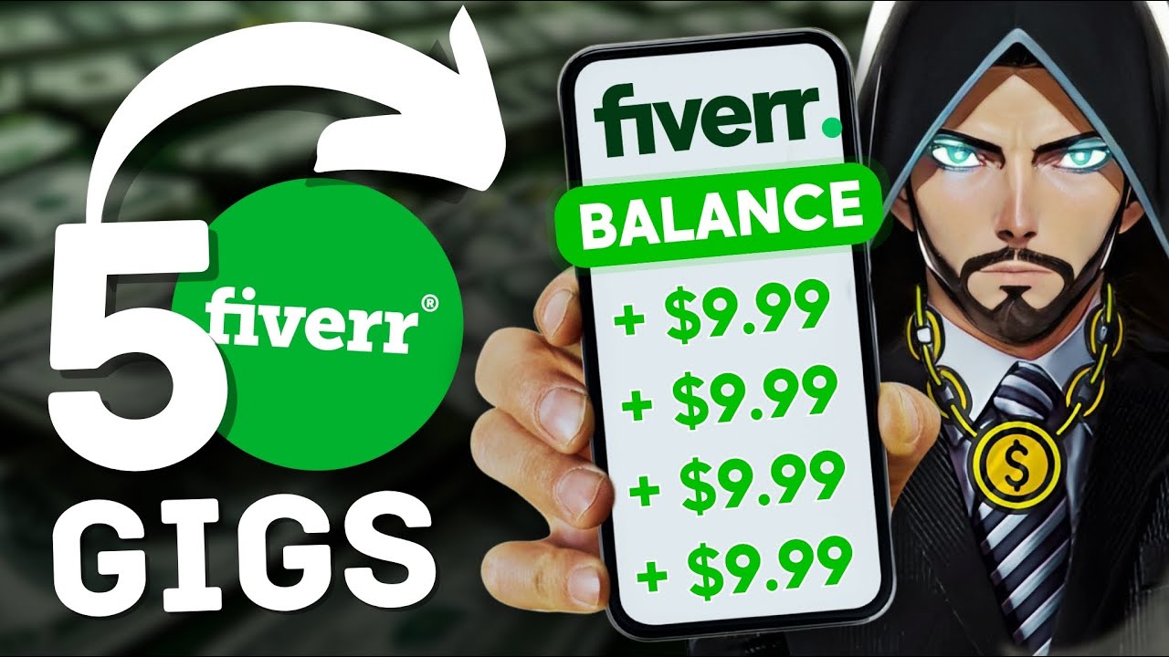 5 простых способов быстро заработать деньги на Fiverr с помощью ИИ (без навыков)