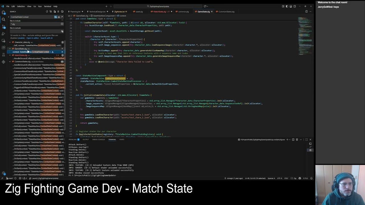 Zig Fighting Game Development - Match State