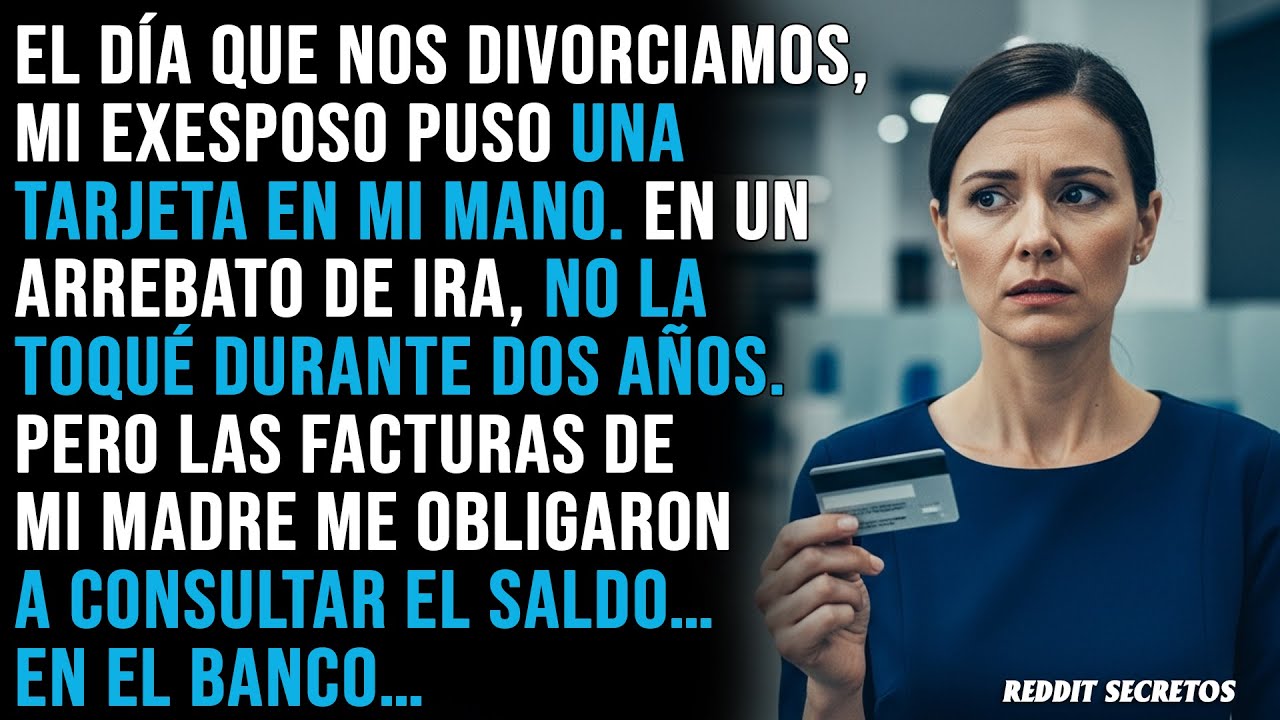 El día que nos divorciamos, mi exesposo me entregó una tarjeta. Enojada, nunca la usé durante dos...