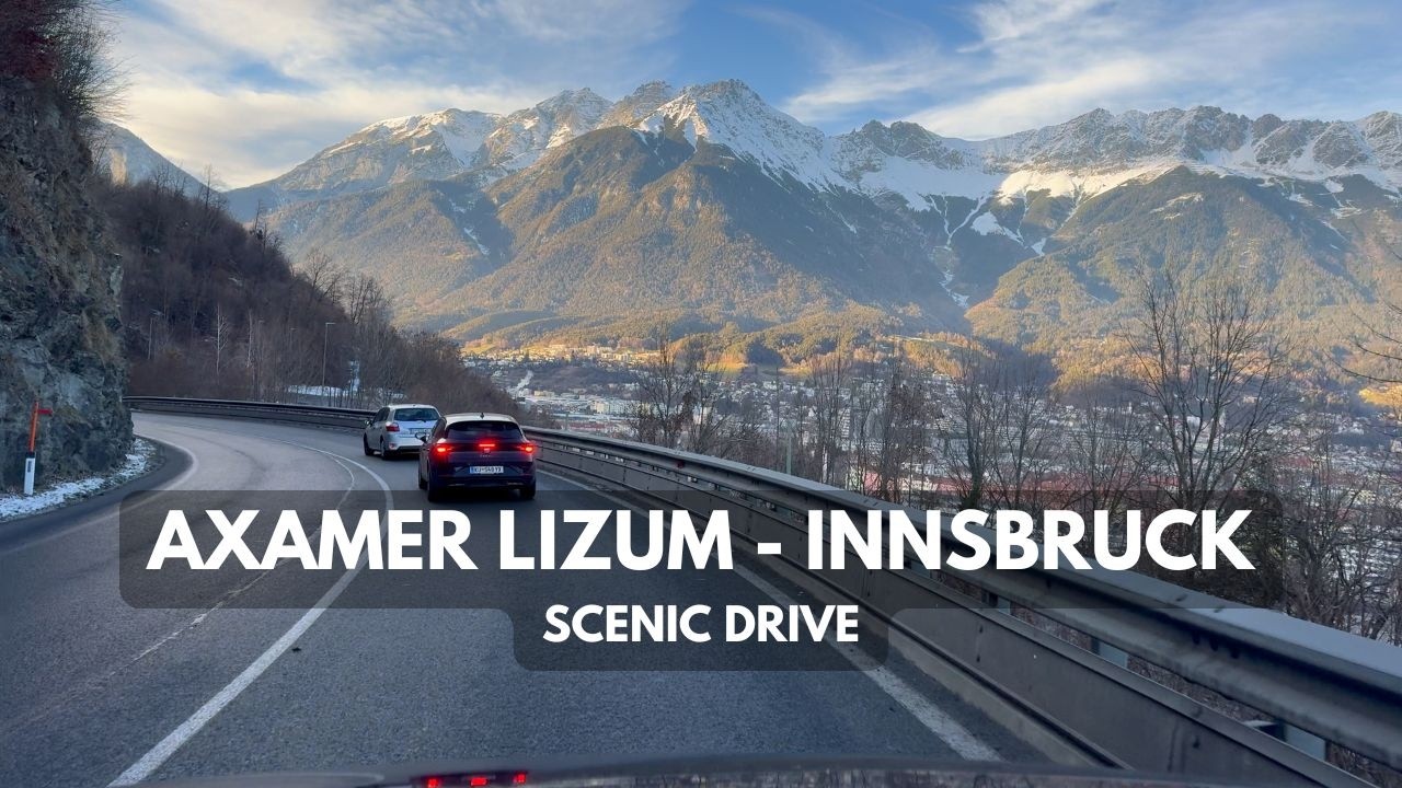 Axamer Lizum - Innsbruck | Stunning Snowy Alpine Drive | 4k HDR Dolby Vision | Tirol, Austria