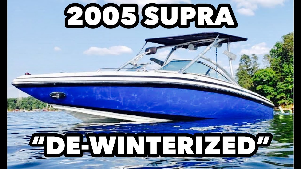DE-WINTERIZE - 2005 Supra 24SSV - Summer Prep and Clean up