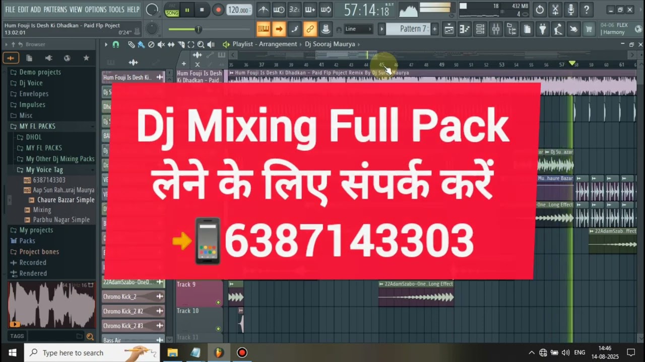 hum fauji es desh ki dhadkan hai | desh bhakti song FLP project | Dj Suraj Maurya Flp Project