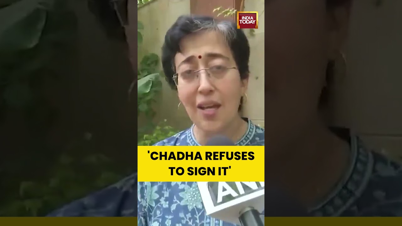 LoP Delhi Assembly, Atishi Defends Raghav Chadha's Removal As The Deputy Leader | Rajya Sabha #aap