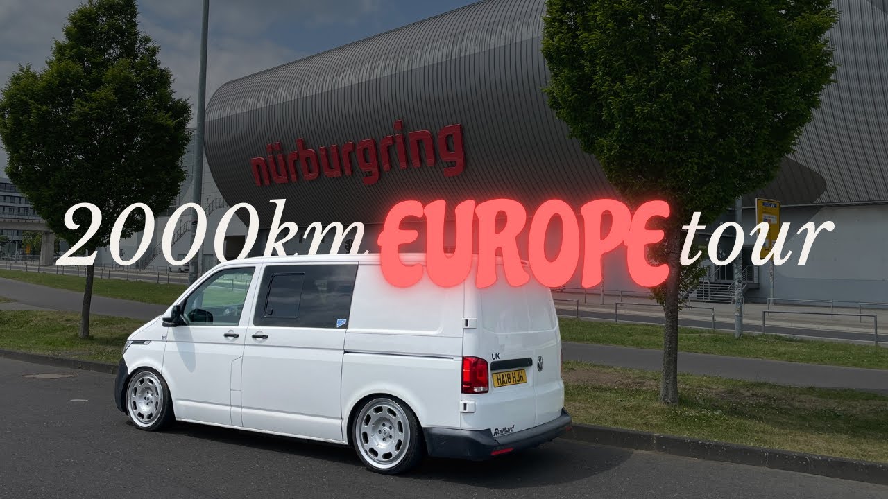 2000km Road Trip around Europe in my slammed DIY camper van