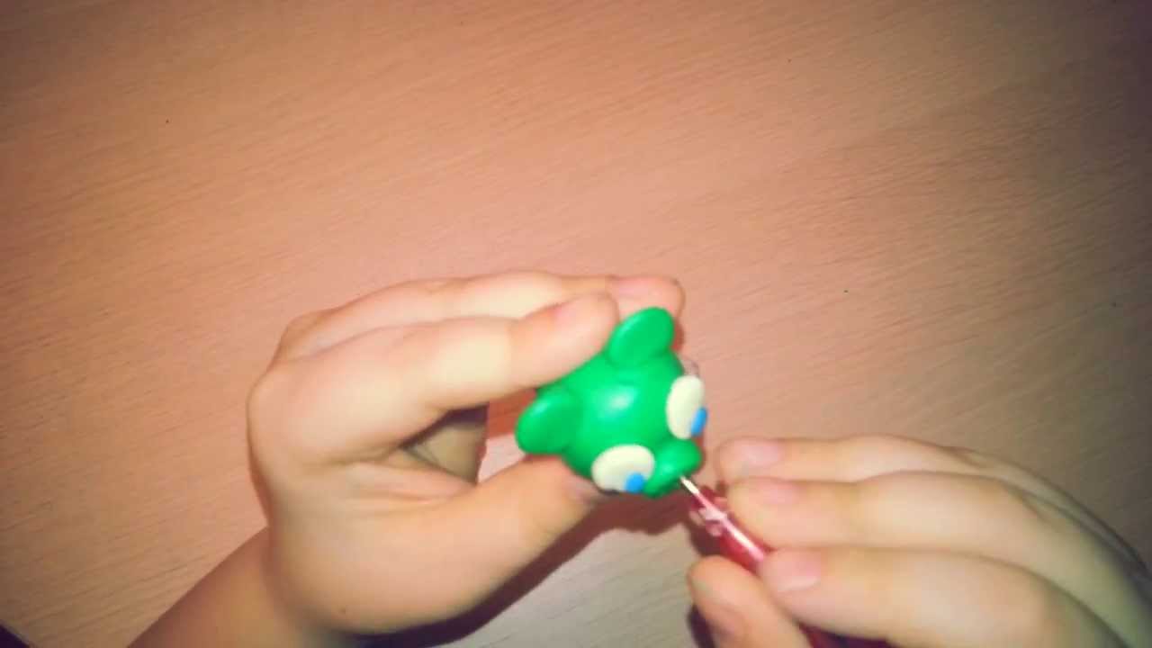 Angry Birds свинка из пластилина / Angry Birds mumps from plasticine