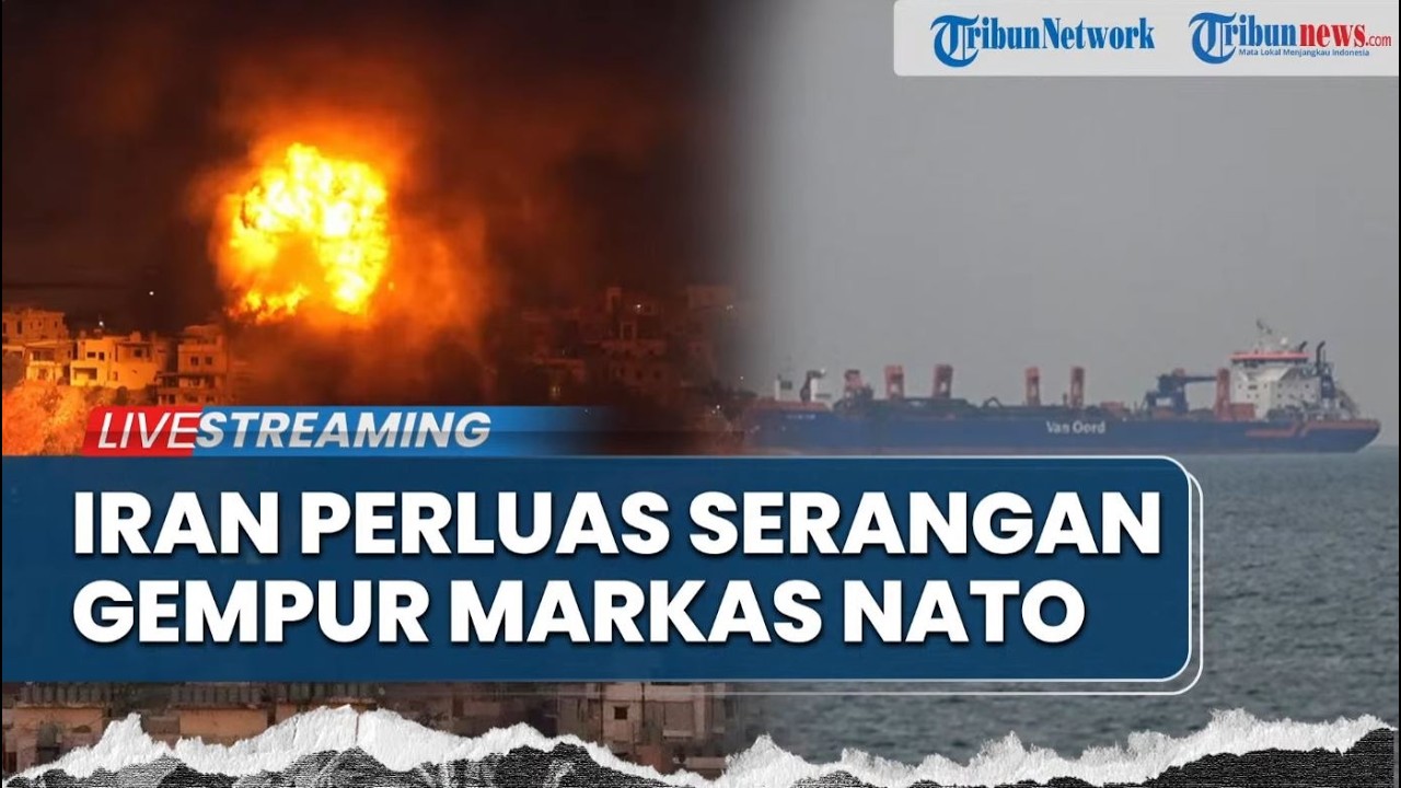 🔴Kapal Nuklir AS Dikejar Iran! Ditembak Meriam Mark 45, Markas NATO Digempur, 11 Ribu Tentara Diburu