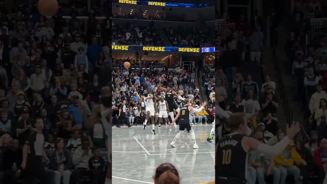 Courtside vibes watching James Harden in action 👀 | LA Clippers
