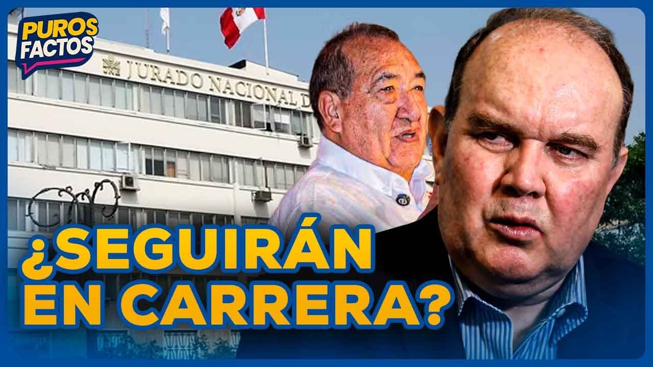JNE decide el futuro político de Mario Vizcarra y López Aliaga | SEGMENTO 