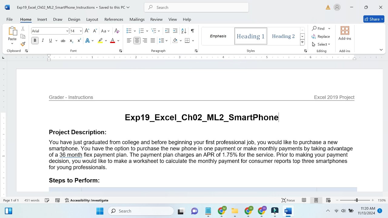 Exp19_Excel_Ch02_ML2_SmartPhone | Excel Chapter 2 Mid-Level 2 &ndash; SmartPhone