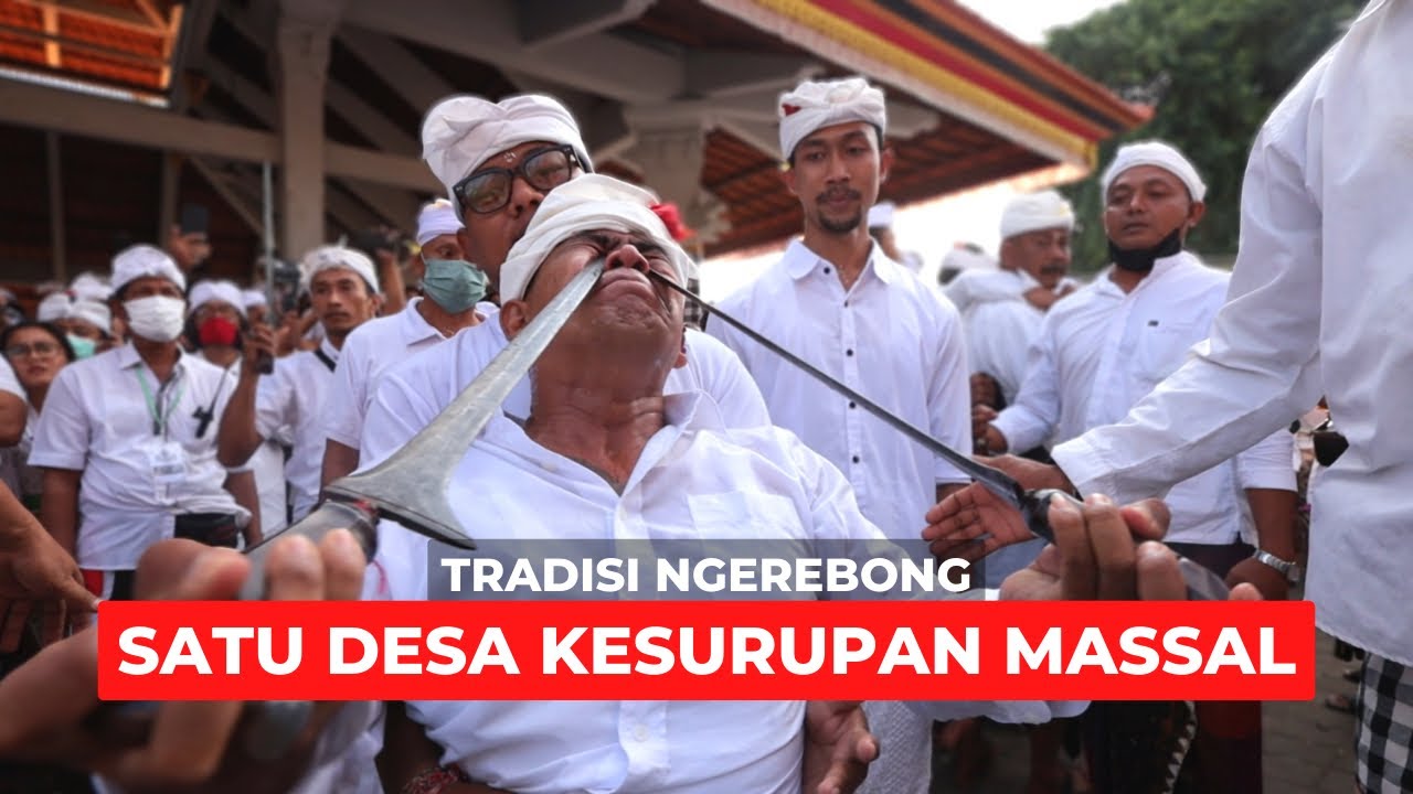 SERAM! TRADISI KESURUPAN MASSAL DIBALI 