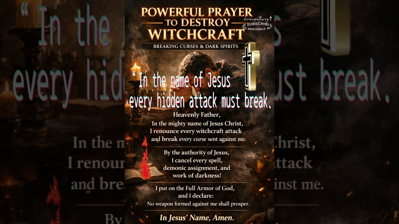 This Prayer Breaks Every Hidden Spiritual Attack | No Weapon Formed—Pray This Now