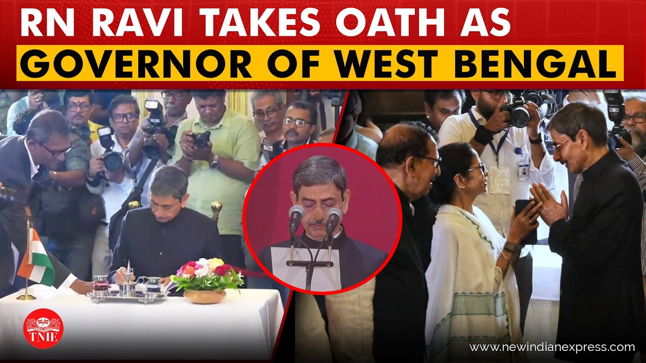 RN Ravi takes oath as 22nd Governor of West Bengal | Mamata Banerjee
